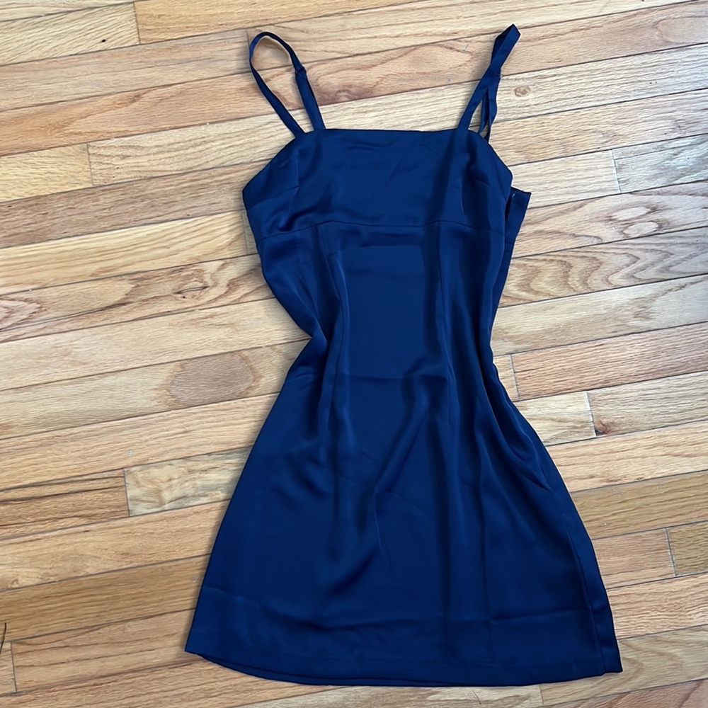 Silk mini dress